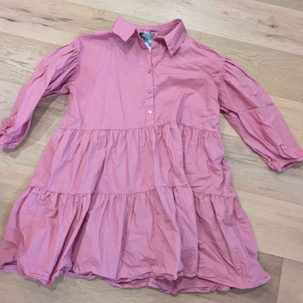 GiGiO Pink Rose Dress MEW WITH TAGS Size Small